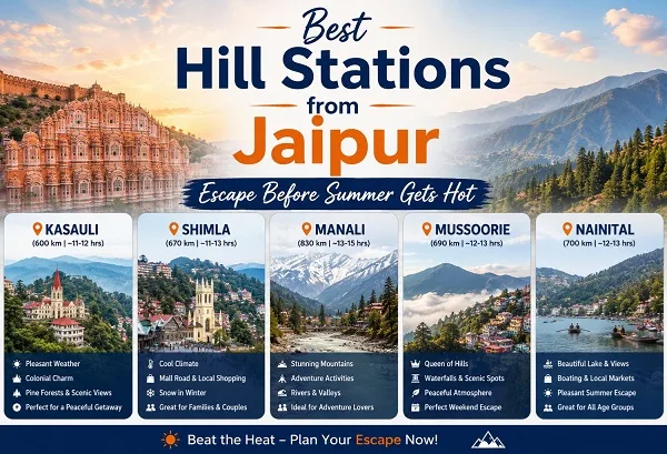 Hill Stations from Jaipur