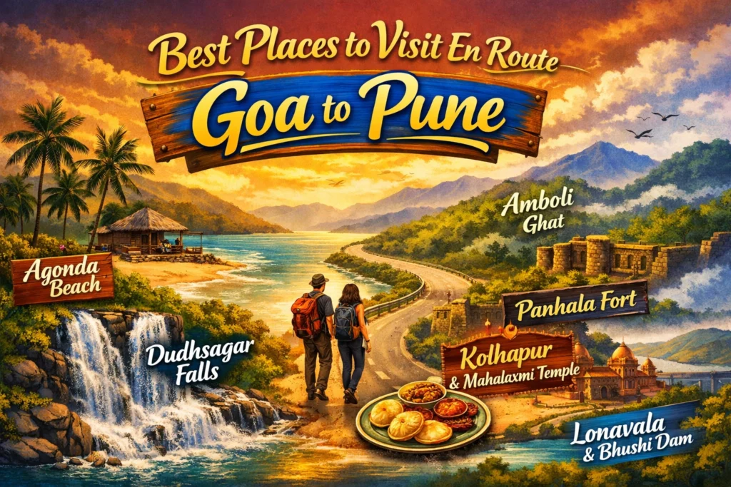 Best Places to Visit En Route Goa to Pune