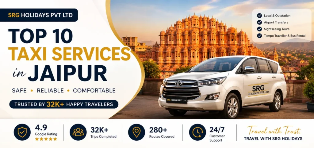 Top 10 Taxi Service in Jaipur