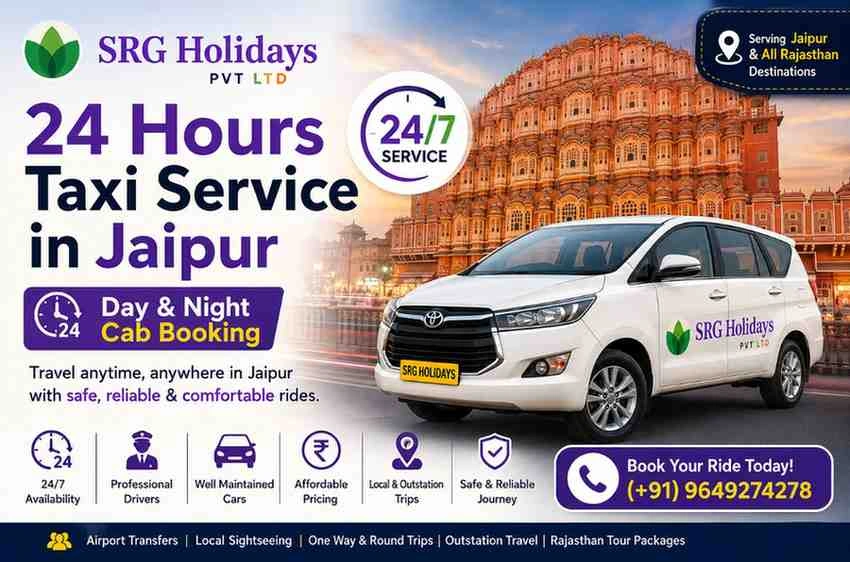 24 Hours Taxi Service in Jaipur